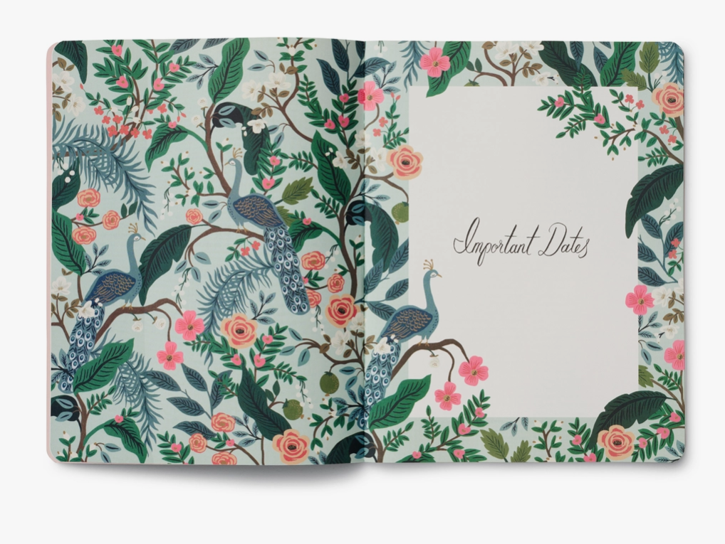 2025 Peacock 12Month Monthly Planner Stay Forever