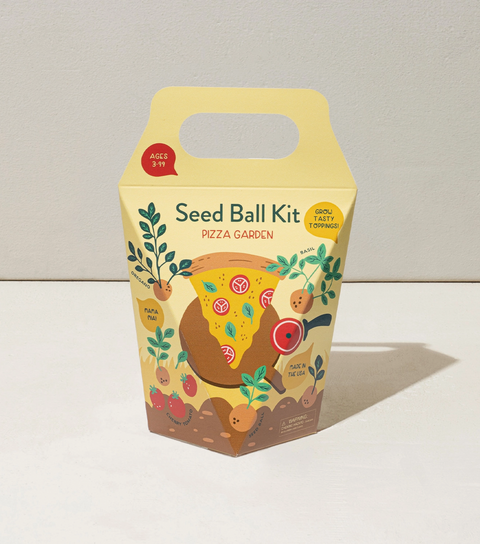 DIY Seed Ball Kit Pizza Garden