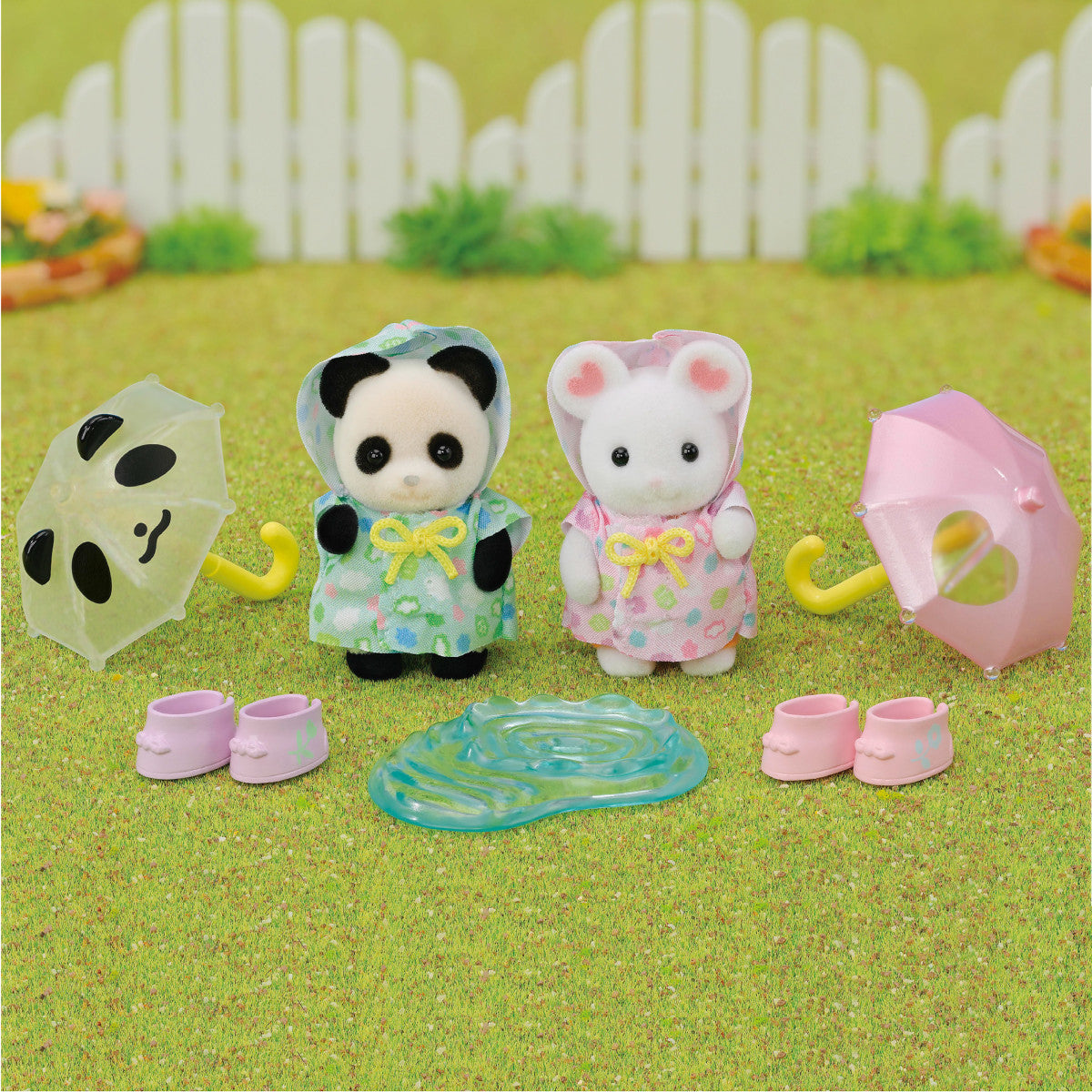 Calico Critters Nursery Friends - Rainy Day Duo