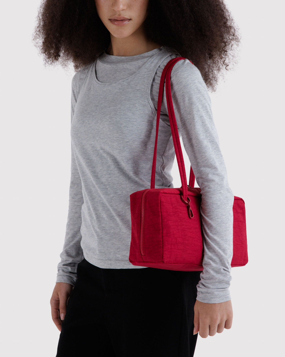 Nylon Bowler - Bag Cherry