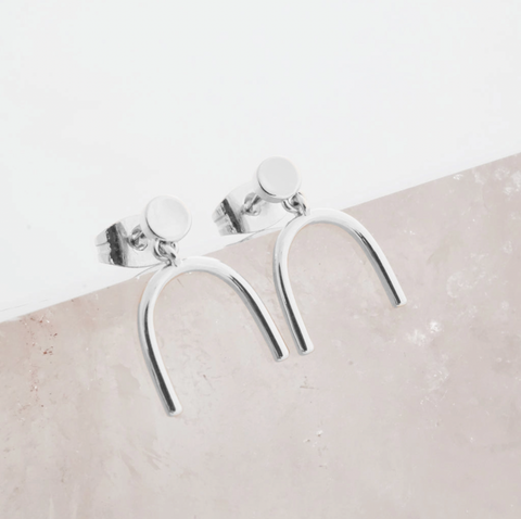 June Arch Studs Silver