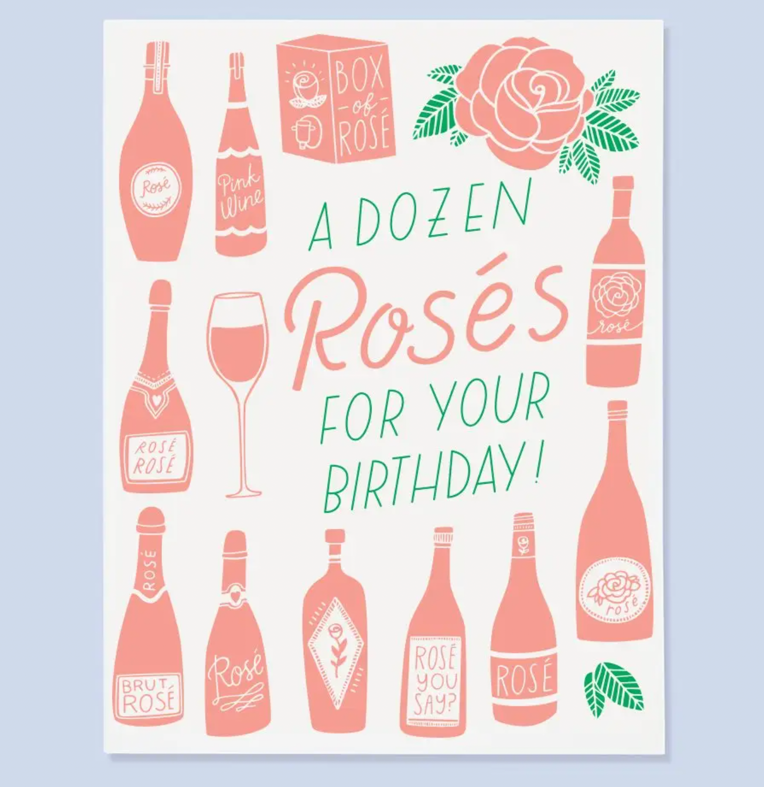 Dozen Roses Birthday Card