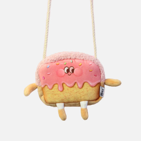 Cute Bread Friends Mini Crossbody Purse