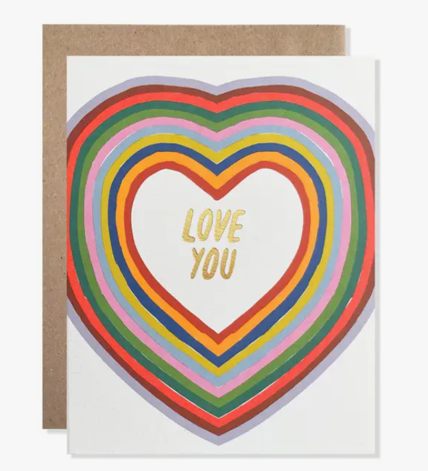Love You Hearts Card