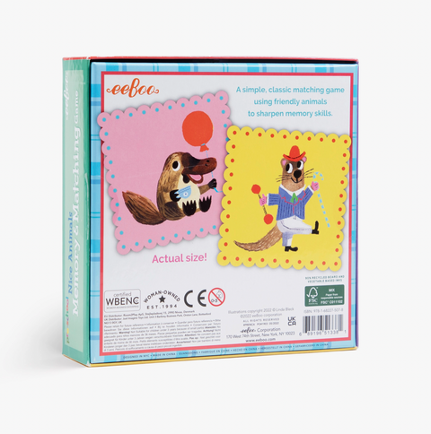 Pre-school Nice Animals Memory Game