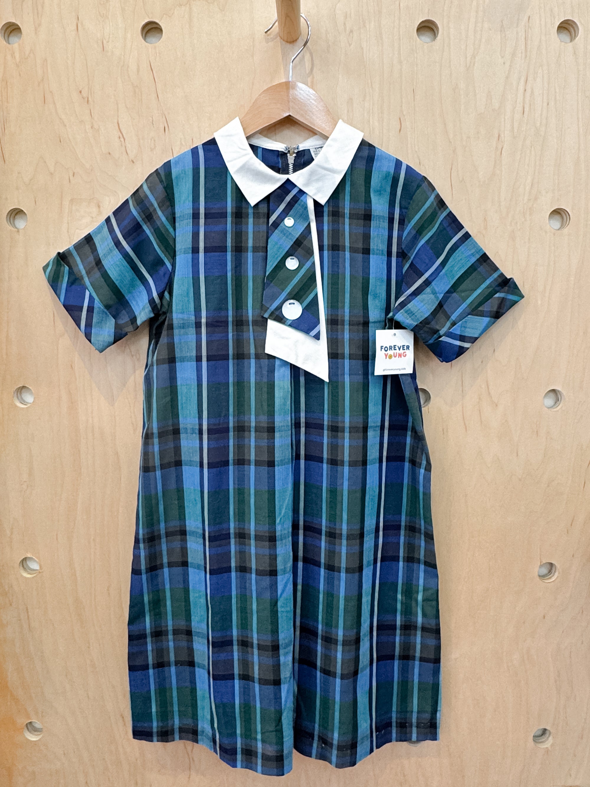 (pre-worn) vintage 60s plaid dress 6