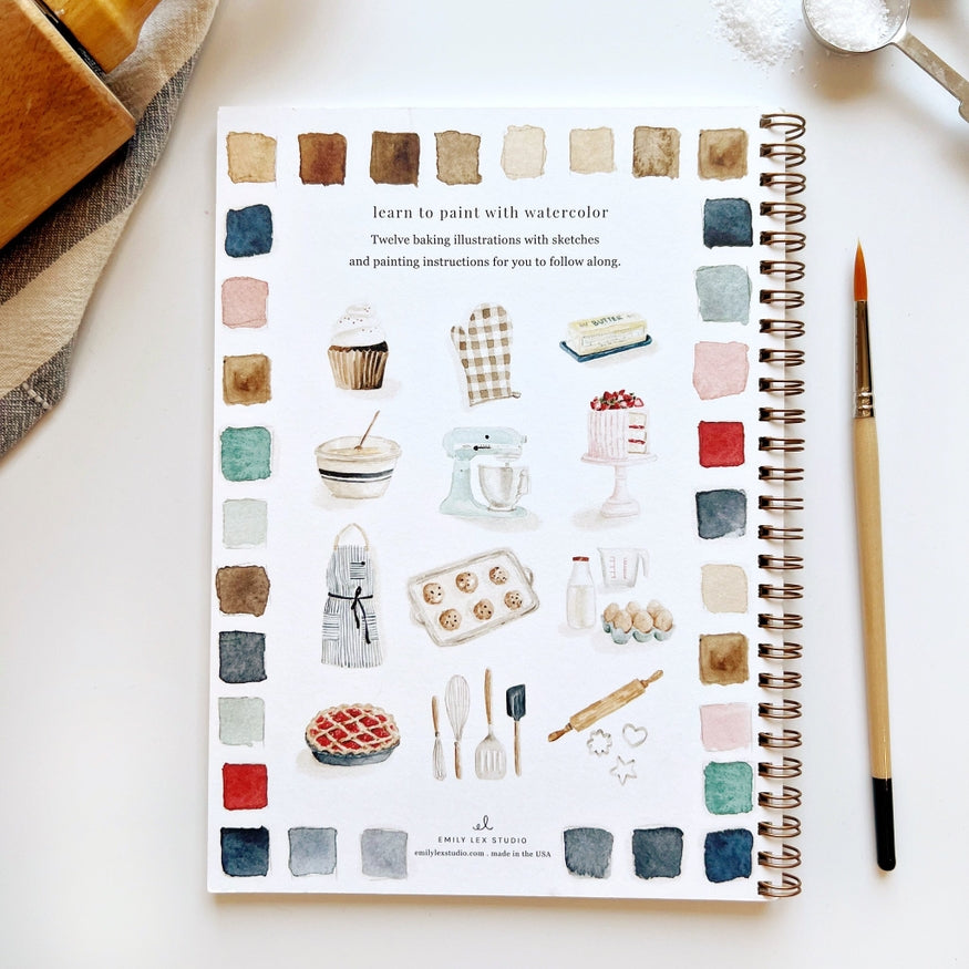Baking Watercolor Workbook - Stay Forever