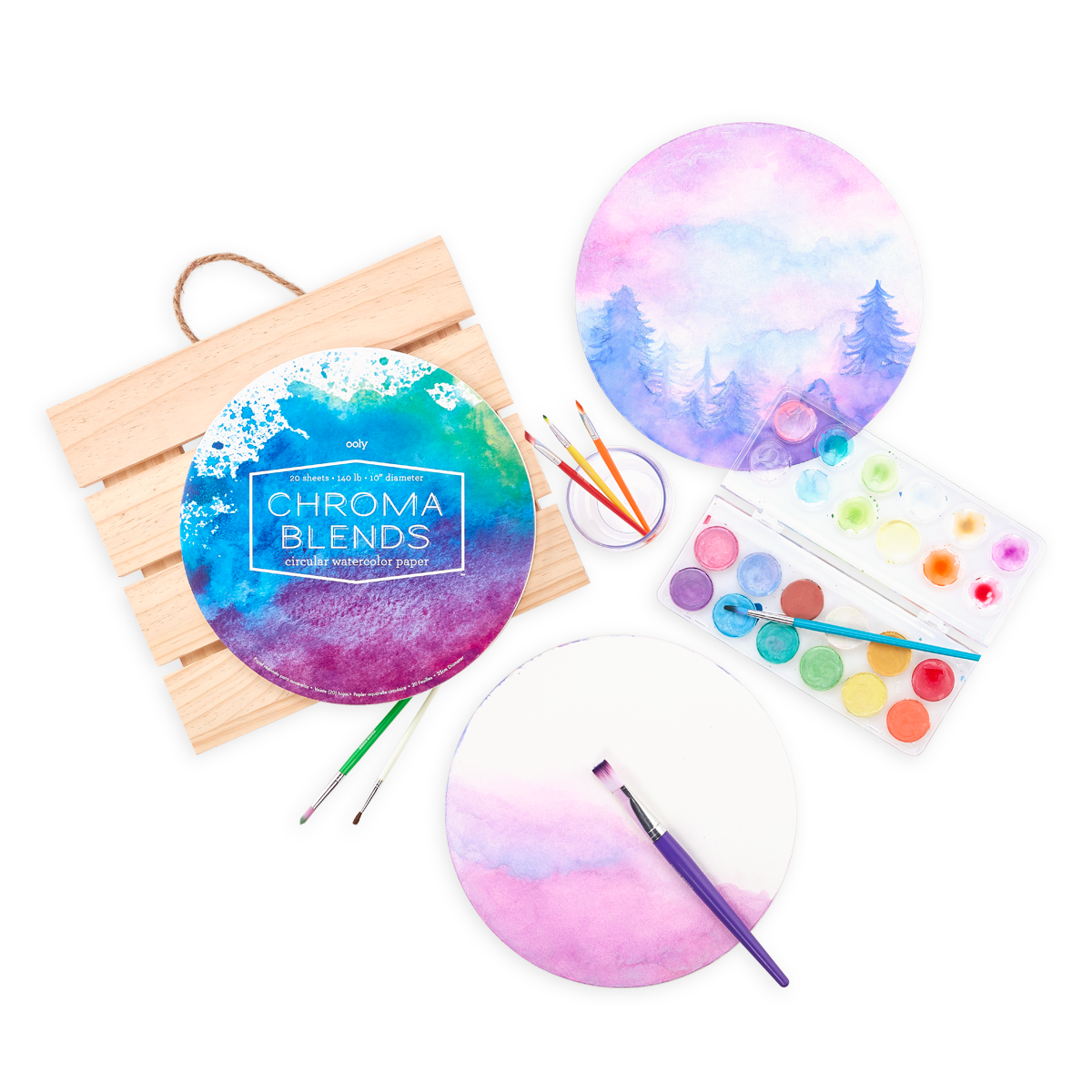Chroma Blends Circular Watercolor Paper
