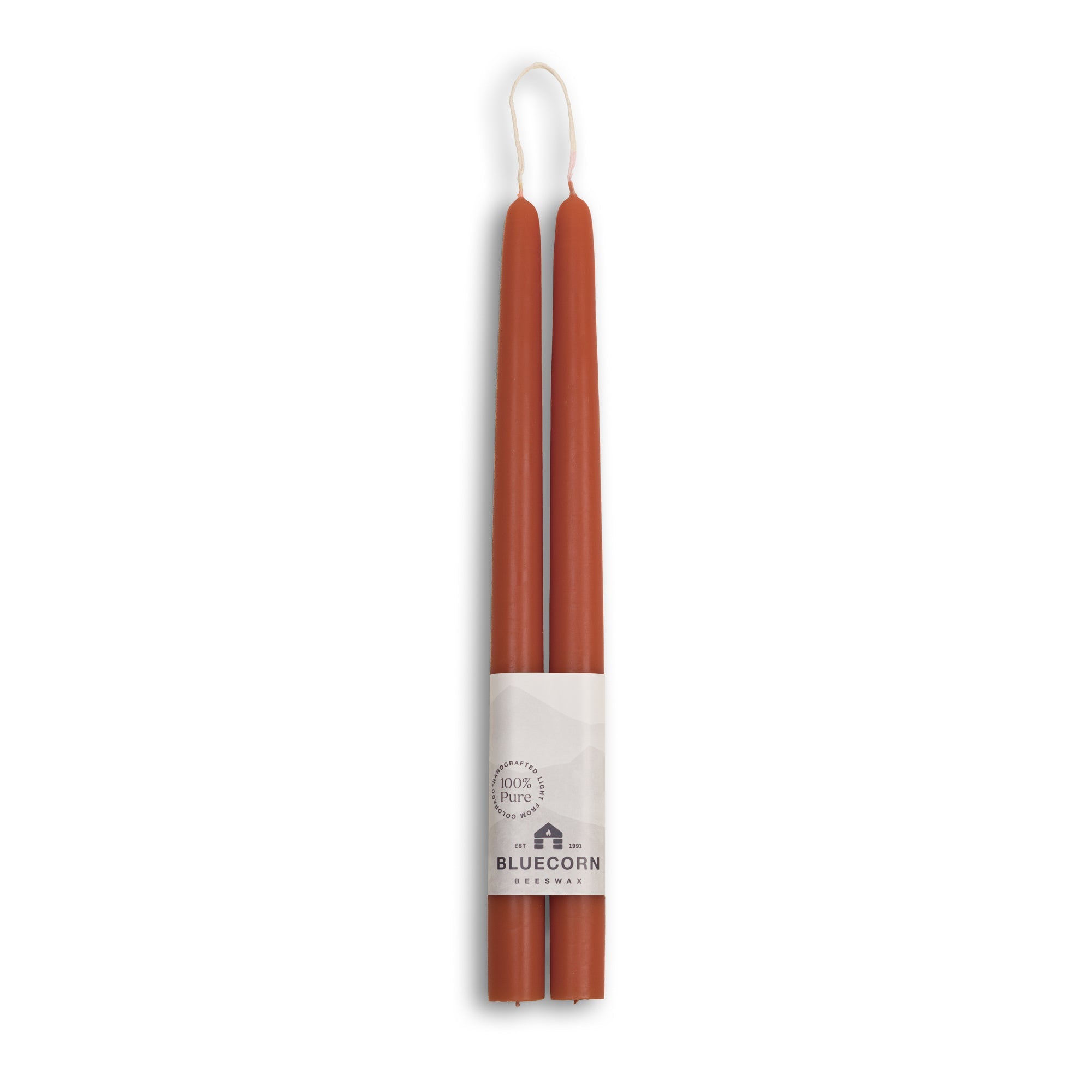 12" Beeswax Taper Candles