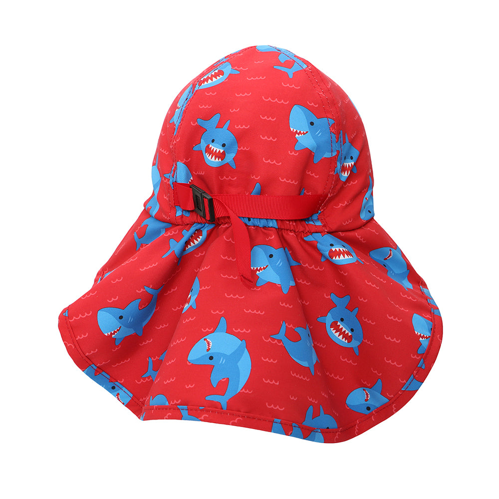 Baby/Toddler Cape Sunhat - Blue Shark  2-4Y