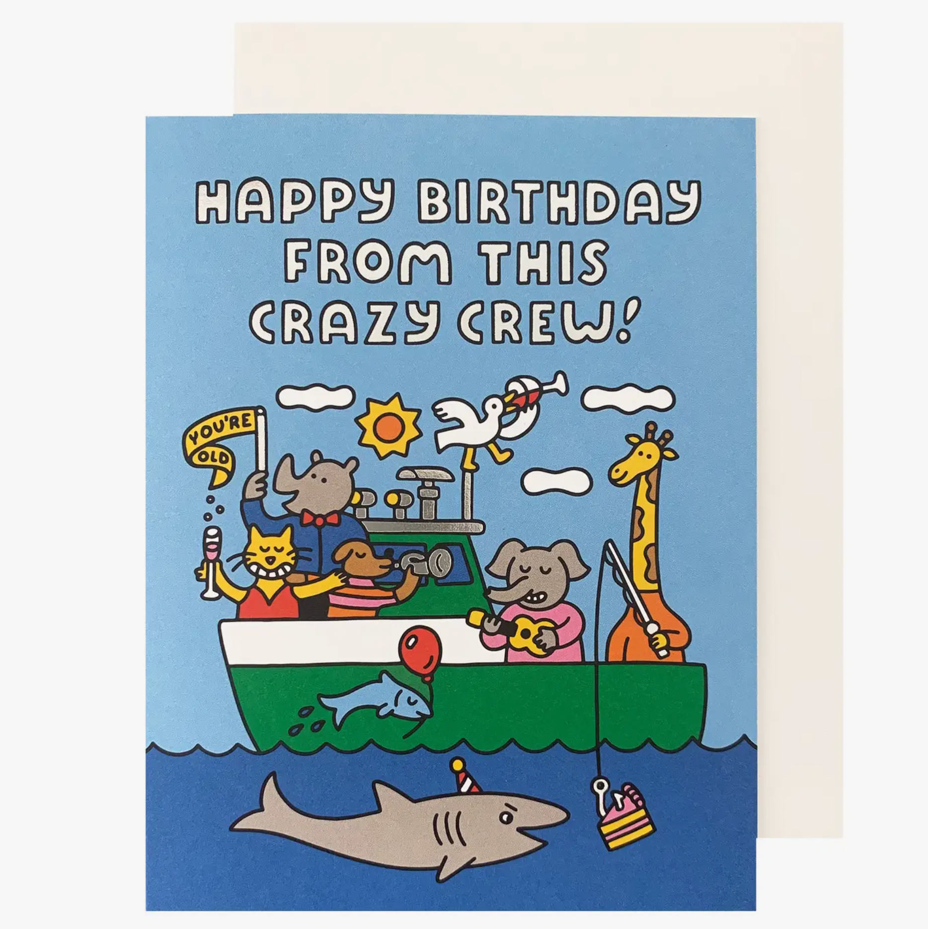 Crazy Crew Birthday Card
