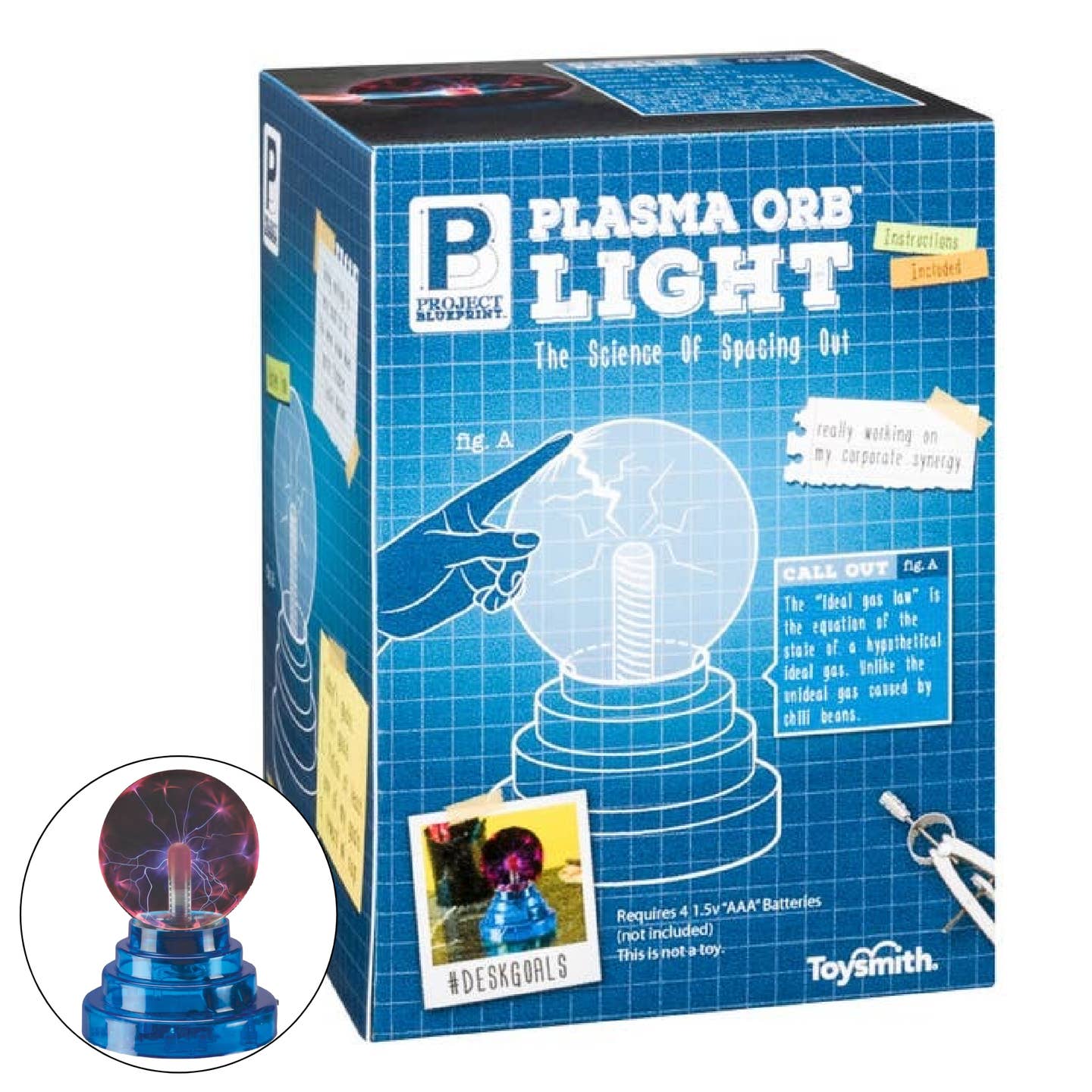 Project Blueprint 6" Plasma Orb Light