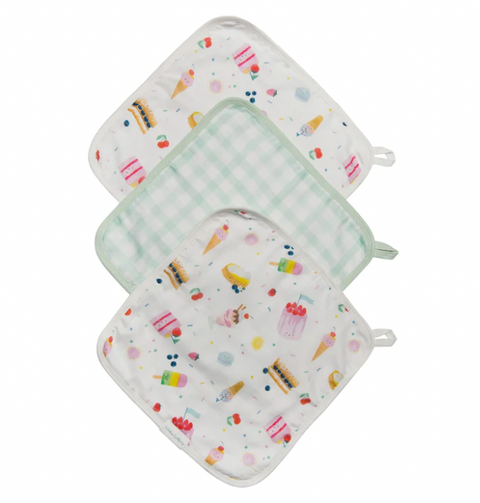 Sweet Treats 3 Piece Washcloth