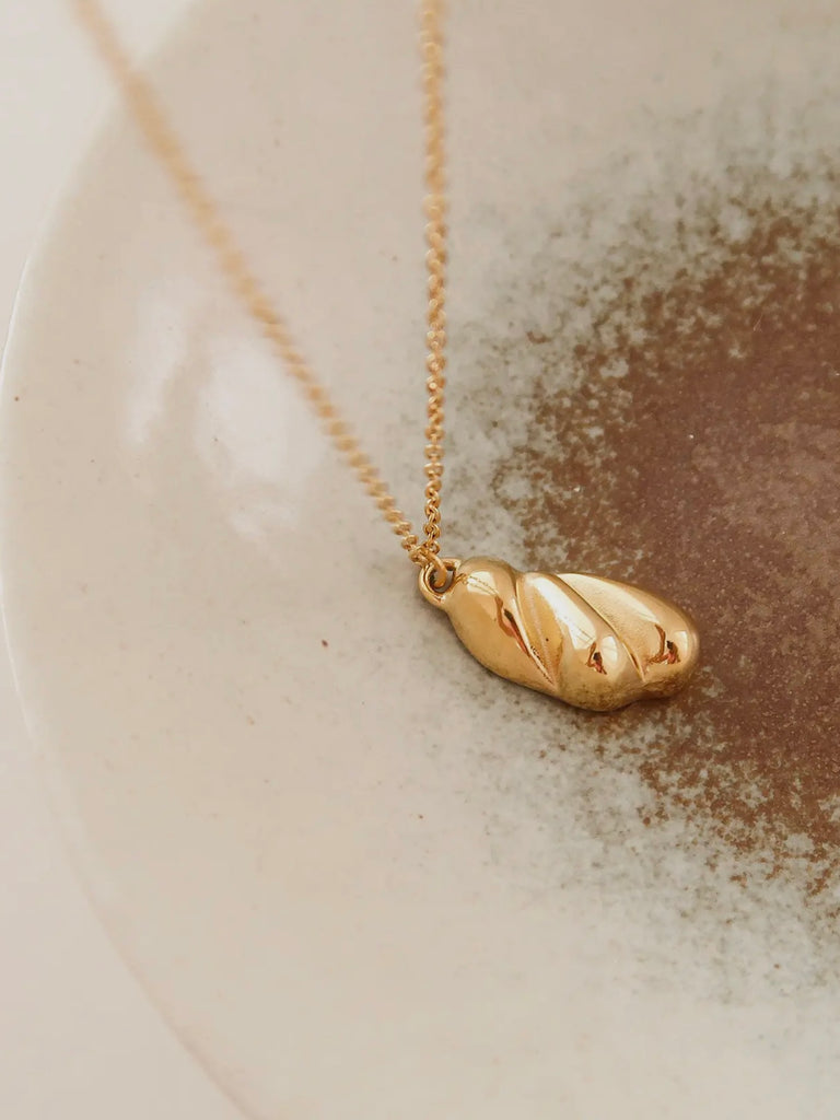 Claudette Croissant Pendant Necklace