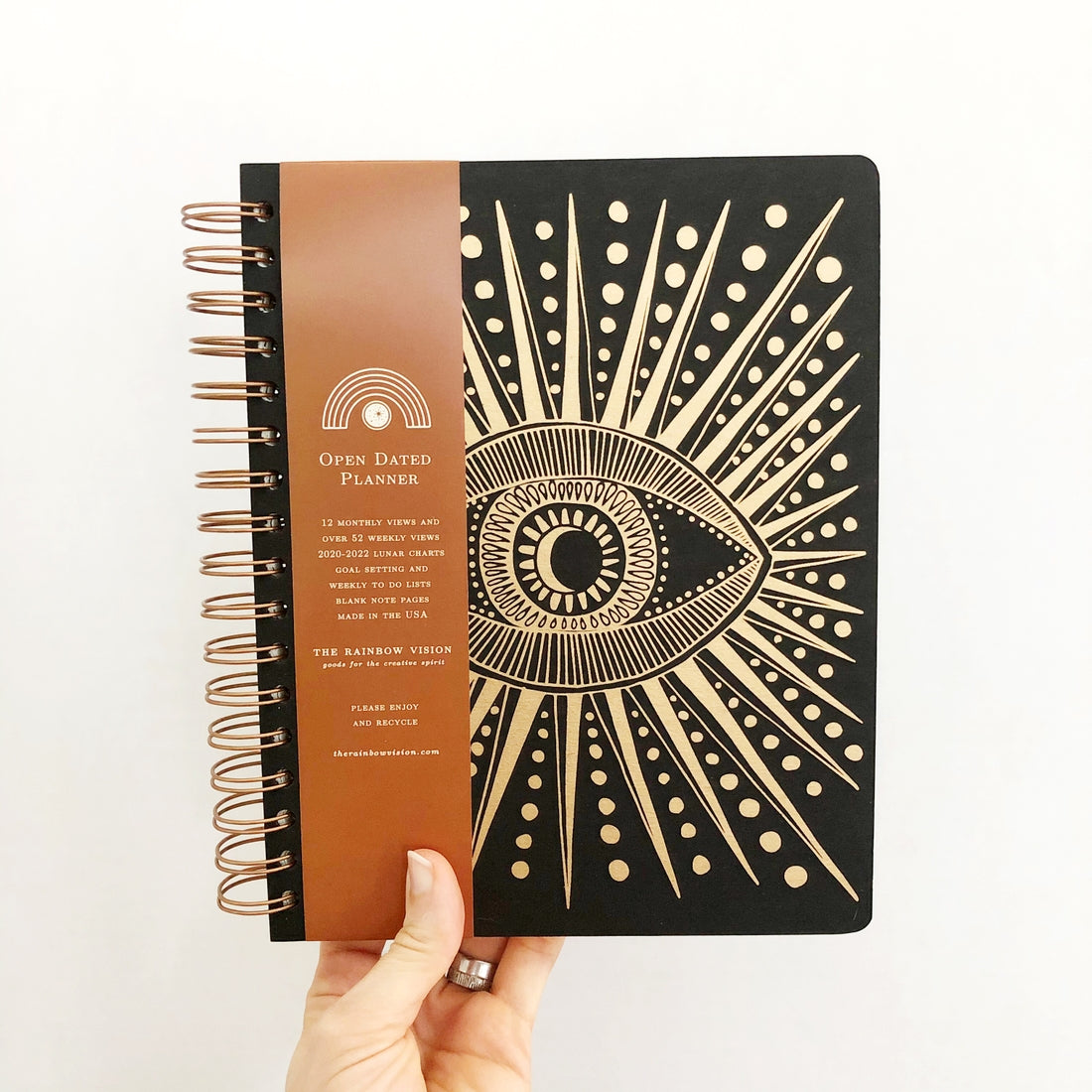 The Rainbow Vision | Seeing Eye Open Dated 12 Month Planner - Stay Forever