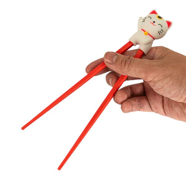 Lucky Cat Training Chopsticks For Kids and Adults