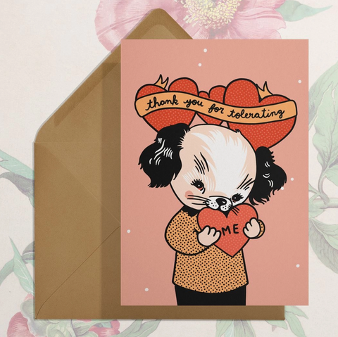 Tolerating Me Card