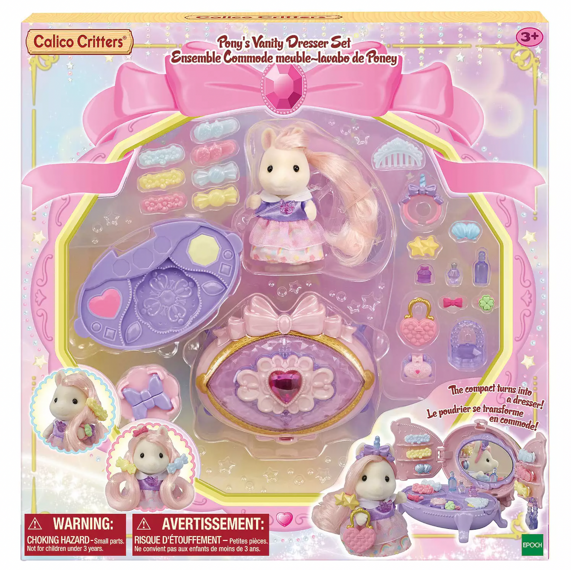 Calico Critters Pony's Vanity Dresser Set