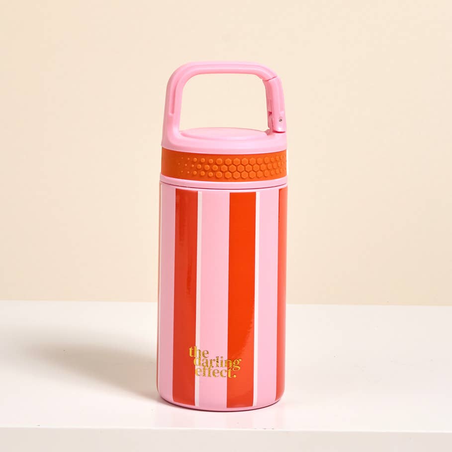 6 oz Lil' Bitty Bottle Sicily Stripes Pink