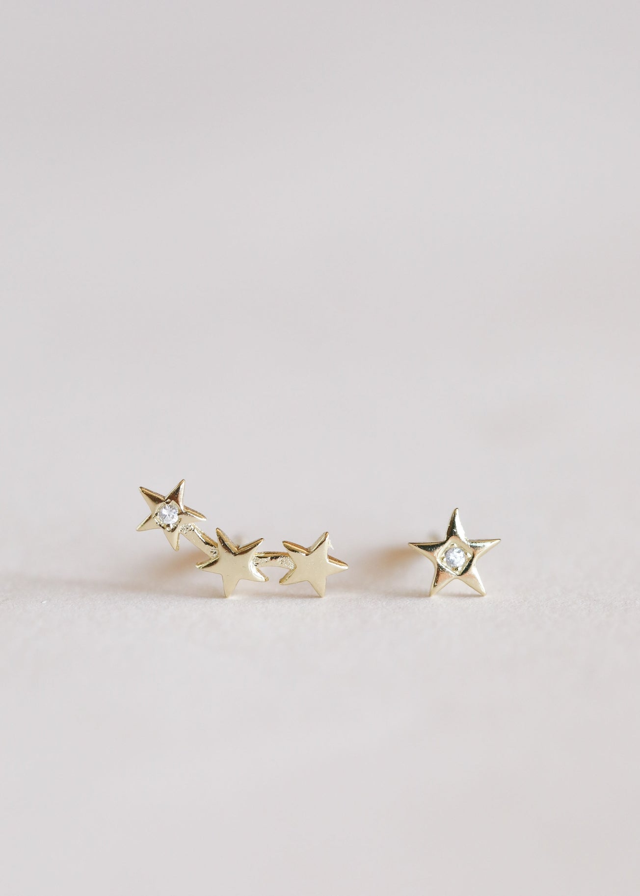 Gold Star & Constellation Earrings