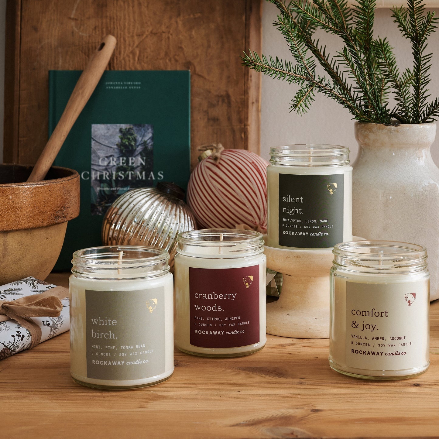 The Rockaway Candle Co Seasonal Winter Soy Candles