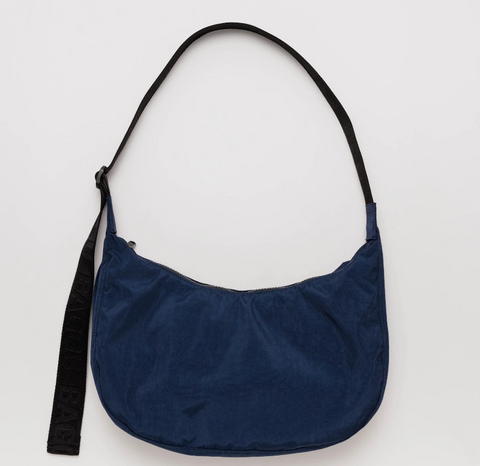 Baggu | Medium Nylon Crescent Bag Navy