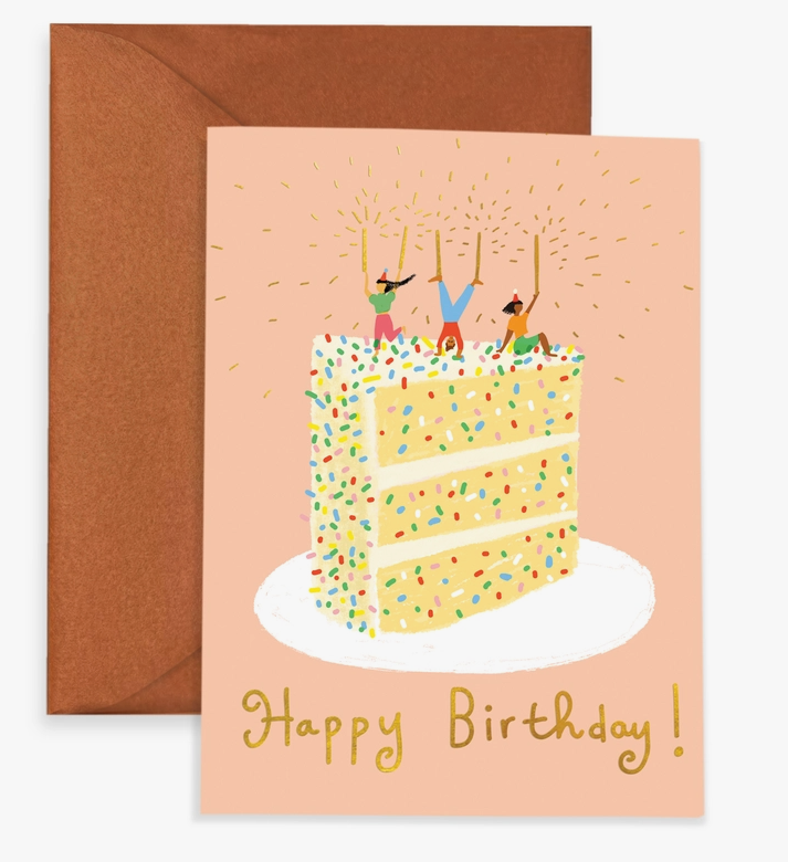 Confetti Cake - Birthday Card