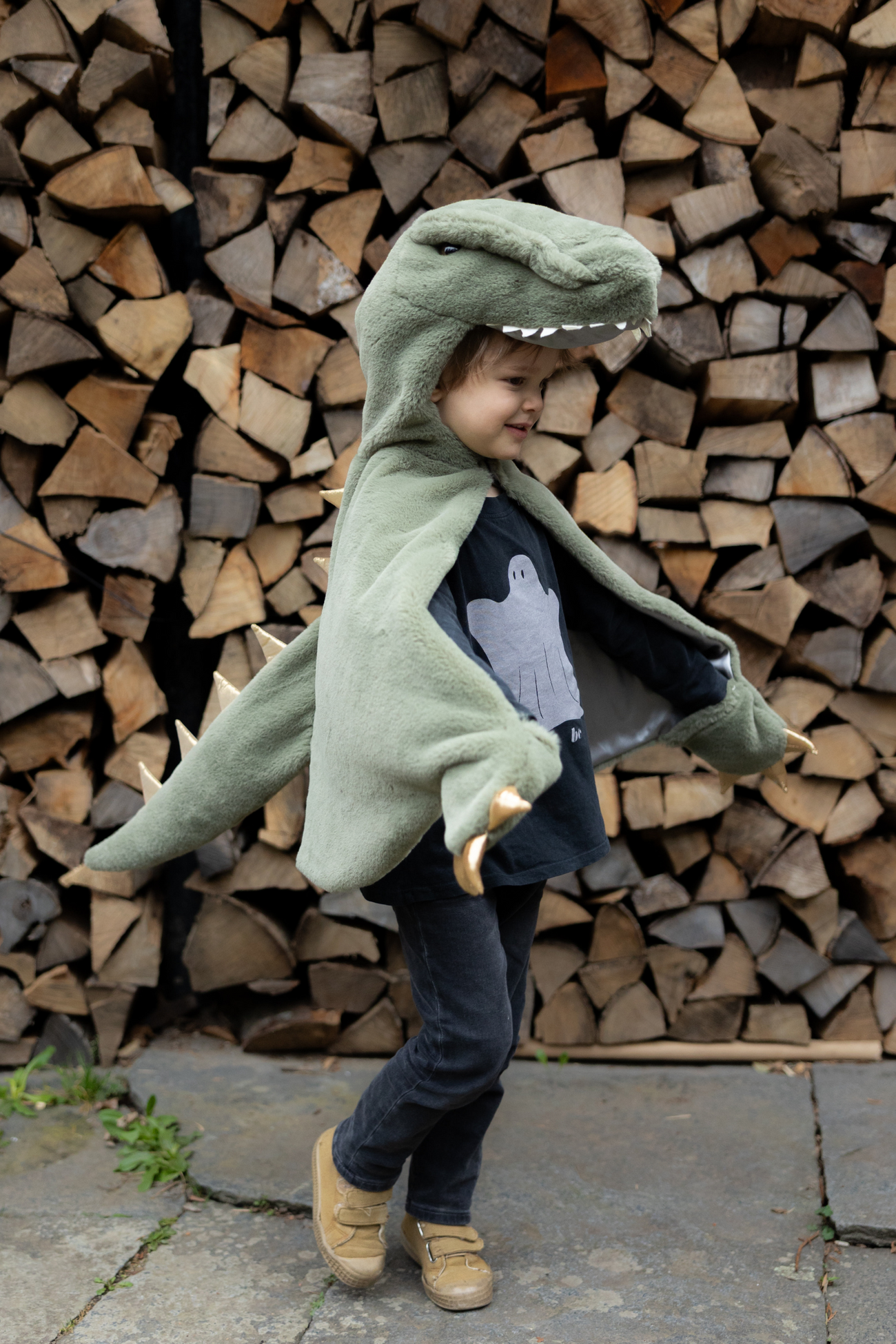 T-Rex Cuddle Cape, Green