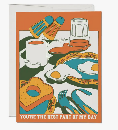 Breakfast Love Card