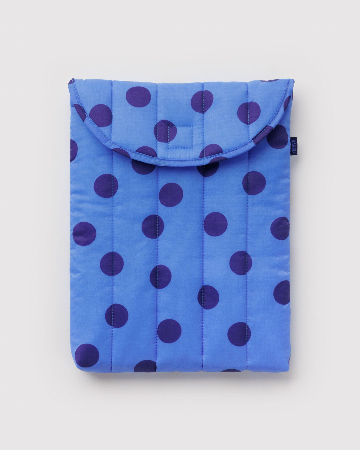 Puffy Laptop Sleeve 13/14" Blue Polka Dot