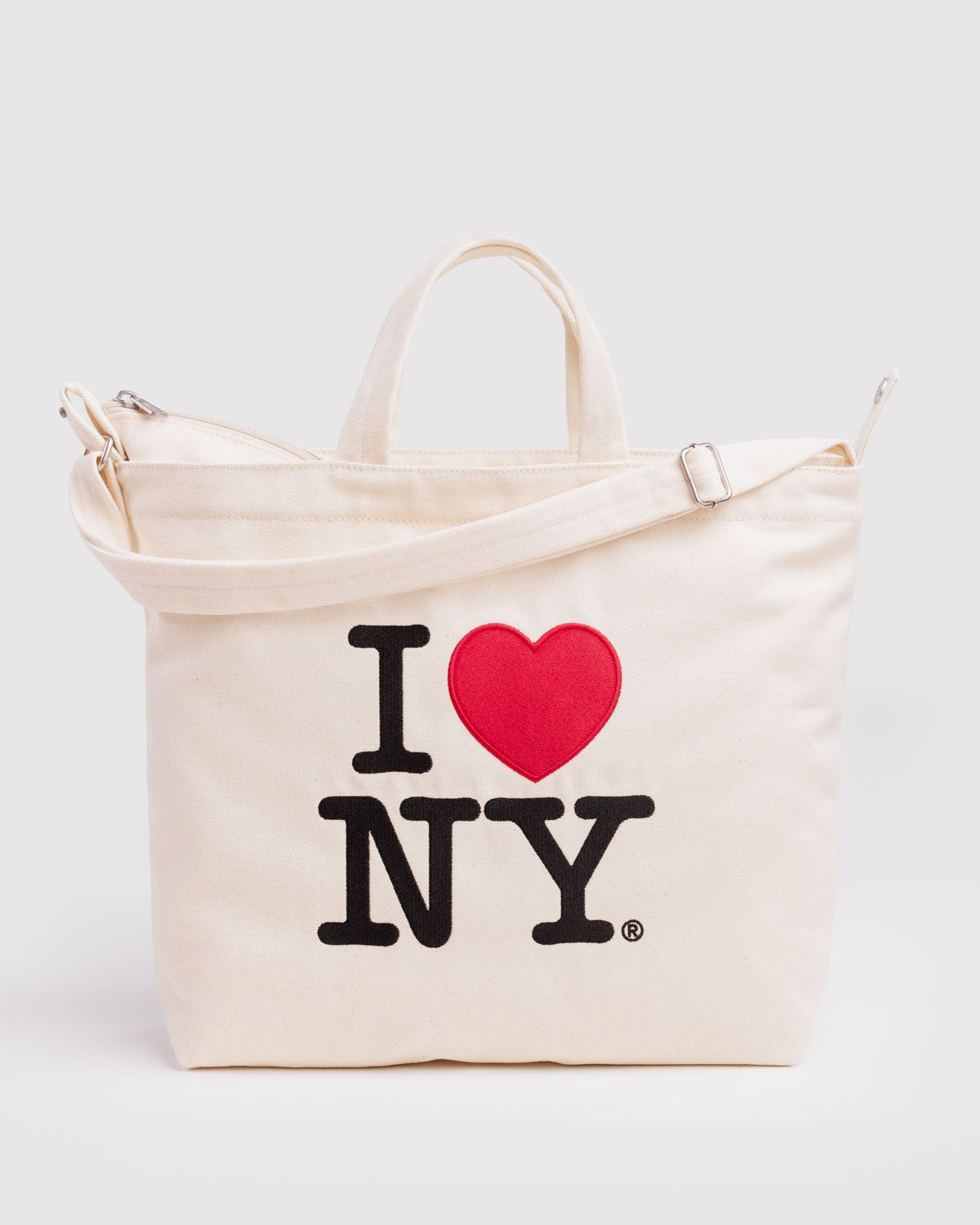 Horizontal Zip Duck Bag - I Love NY