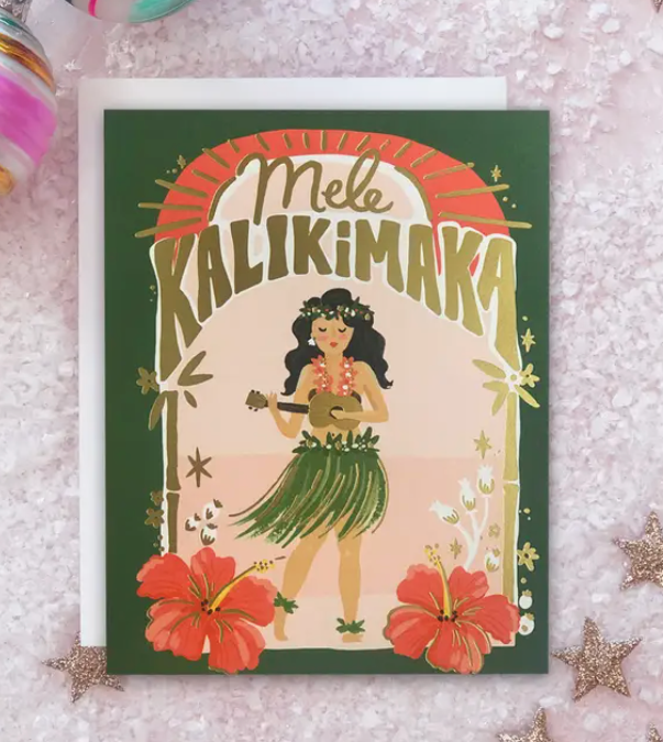 Mele Kalikimaka Card