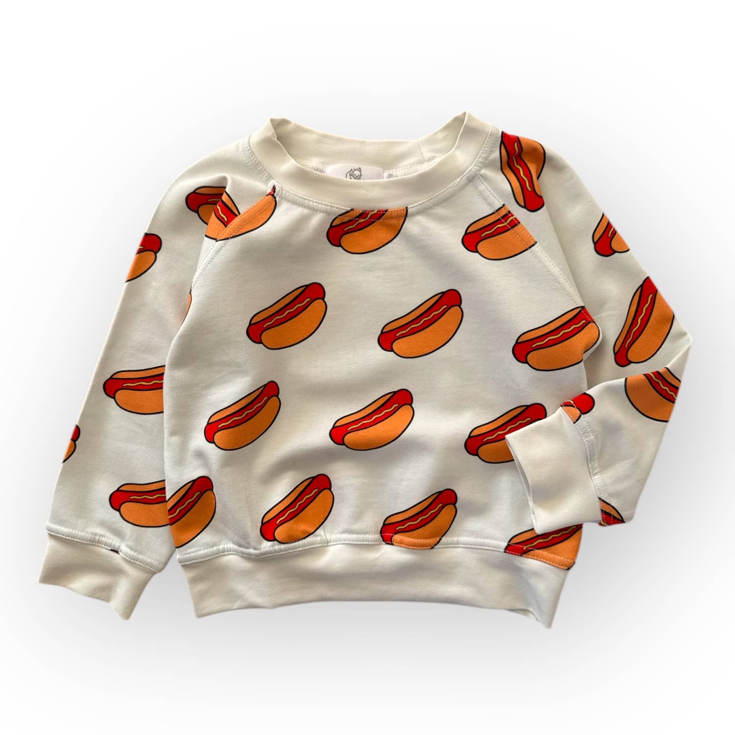 Kids Hot Dog Pullover Sweatshirt