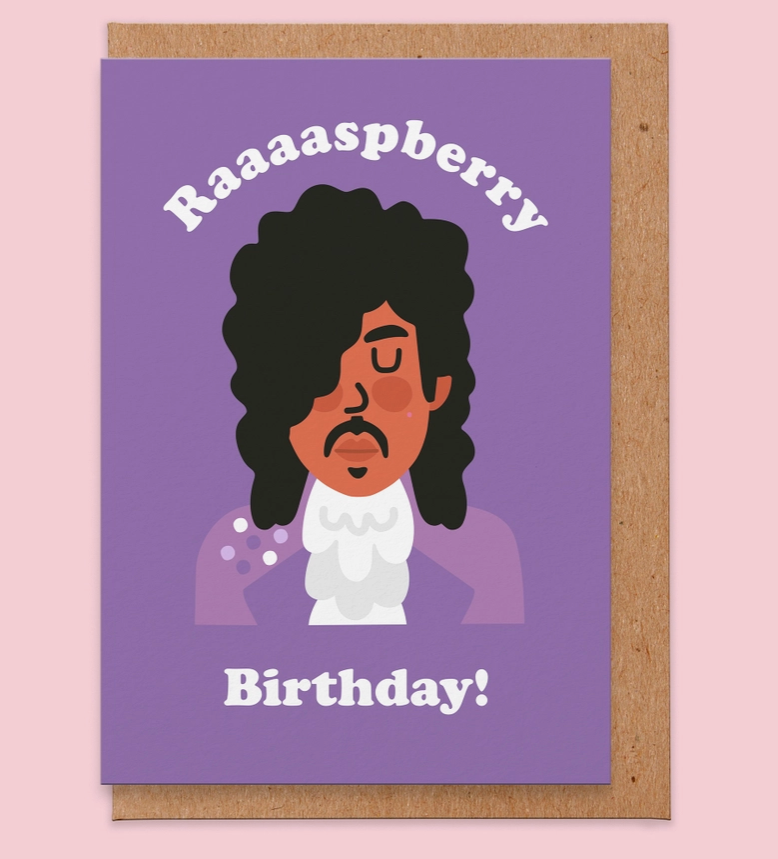 Raspberry Birthday Card