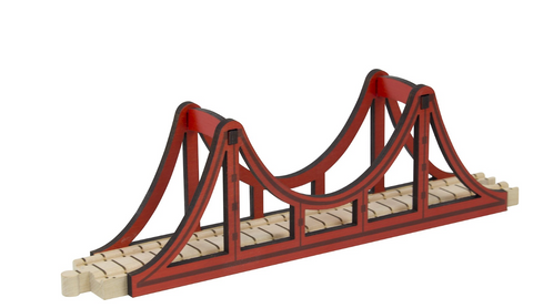 NameTrain Track Suspension Bridge