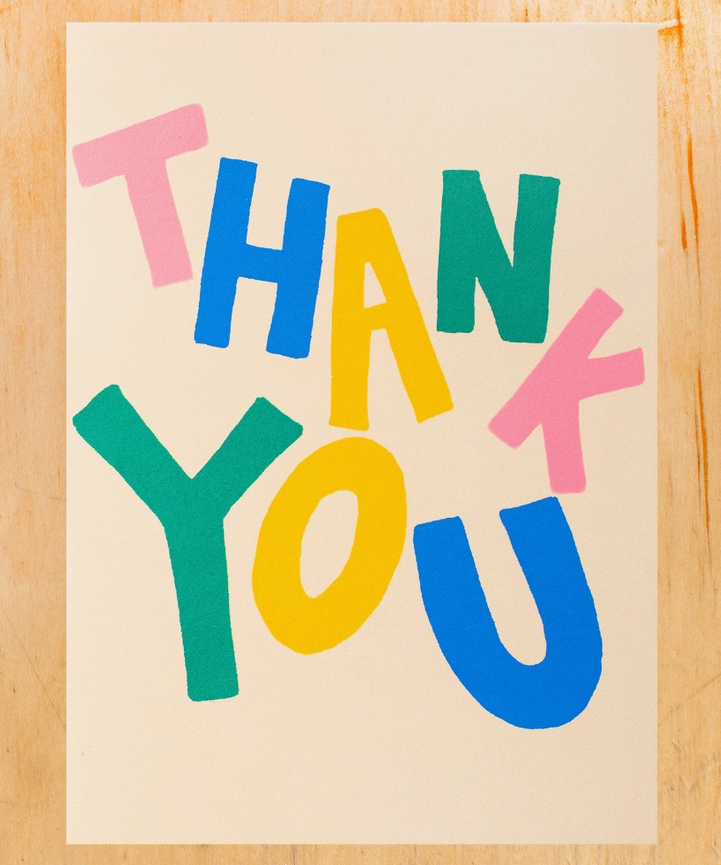 Thank You Crooked Card