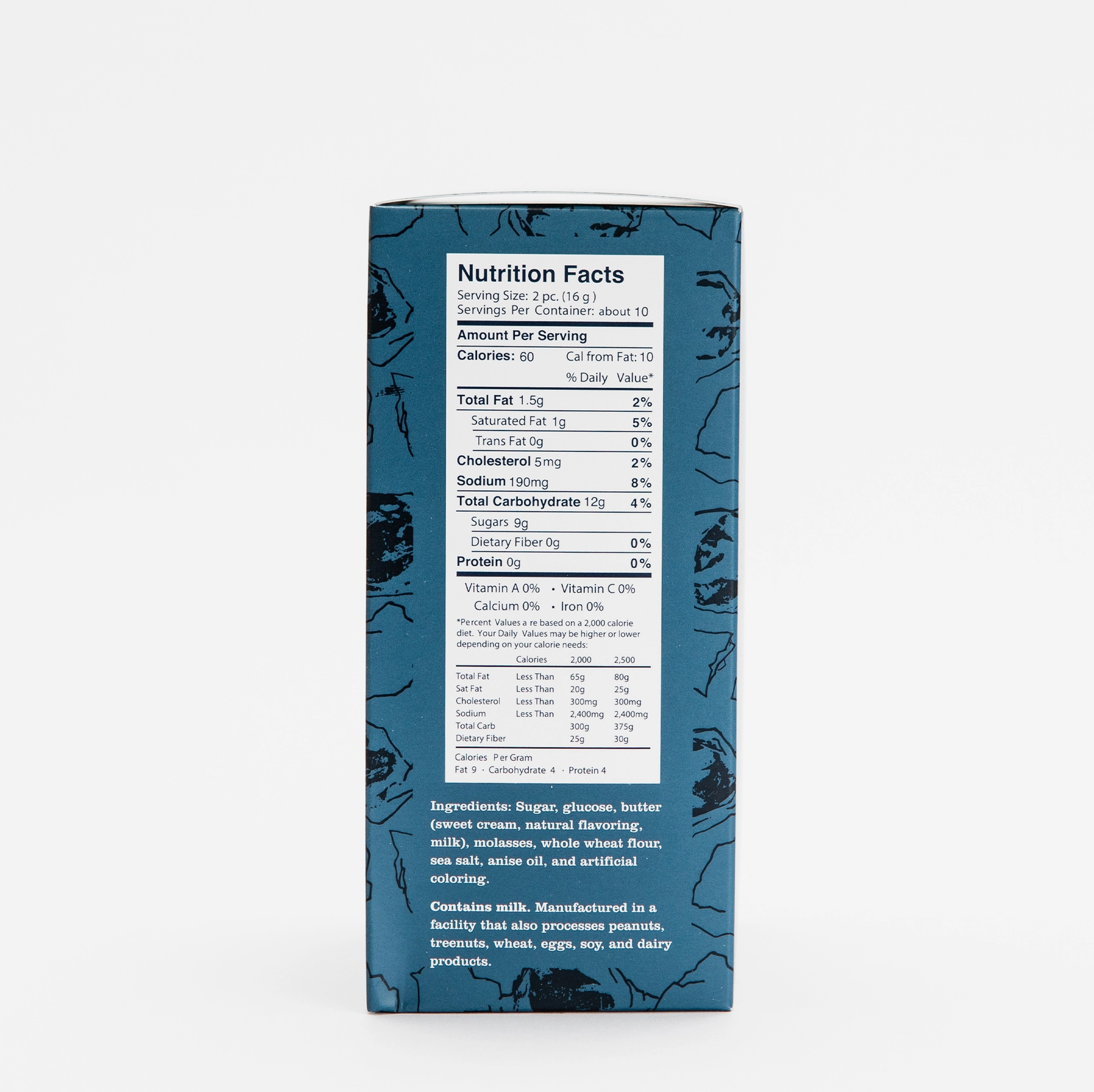Salty Black Licorice - Pure Sea Salt Licorice Candy