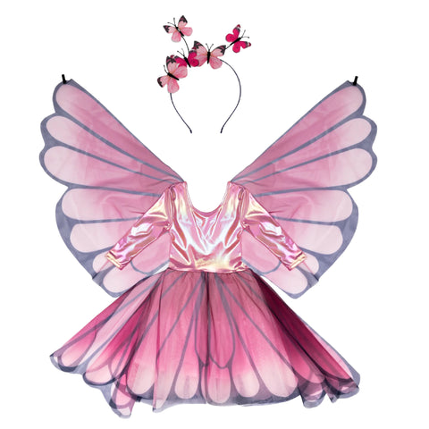 Butterfly Twirl Dress with Wings,  Size 3-4