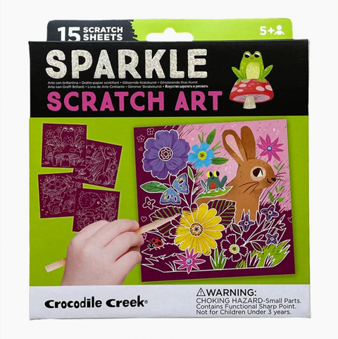 Sparkle Scratch Art Garden