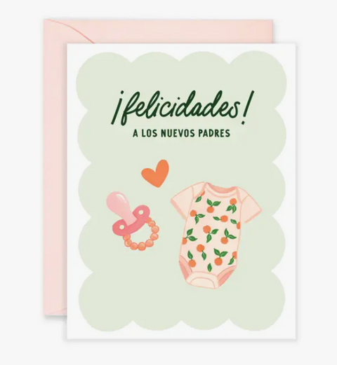 Nuevos Padres - New Baby Greeting Card