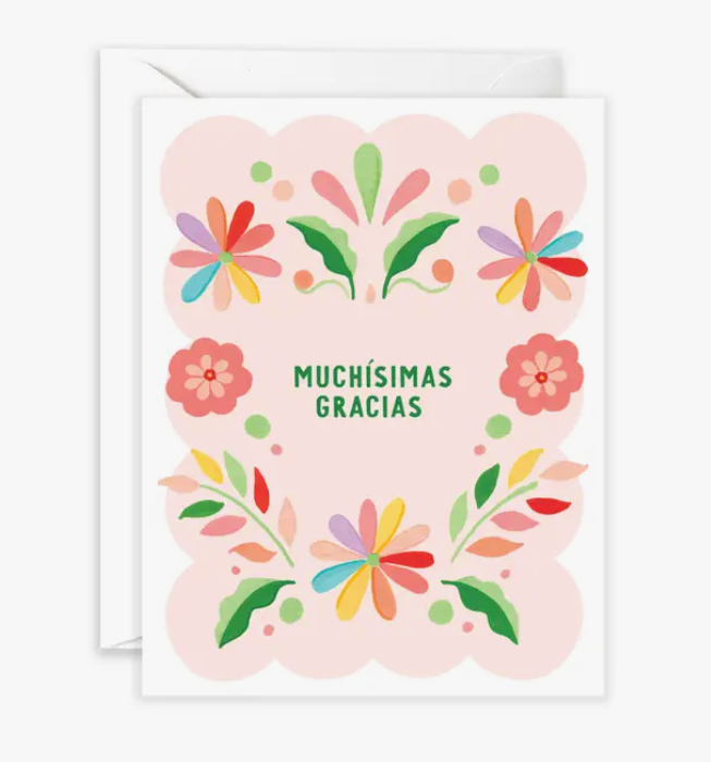 Muchísimas Gracias Otomi - Spanish Thank You Greeting Card