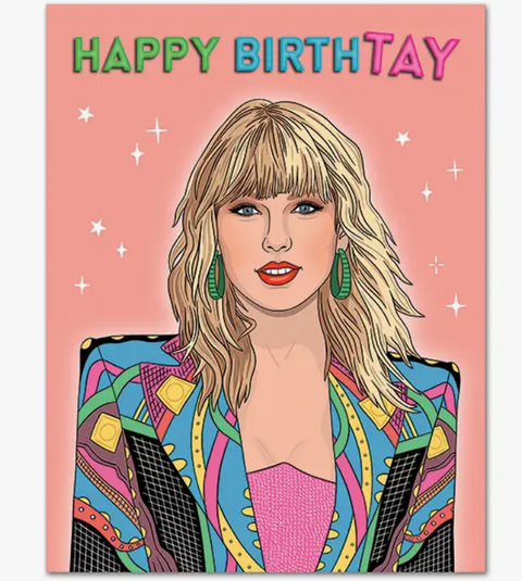 Taylor Happy BirthTAY Birthday Card