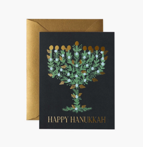 Laurel Menorah Cards - boxed (Set of 8)