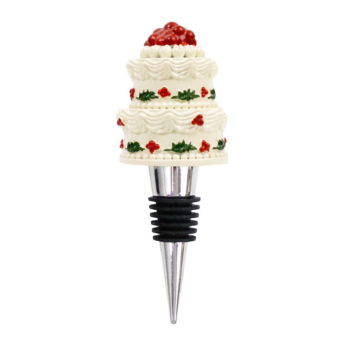 Vintage Berry Cake Wine Stopper