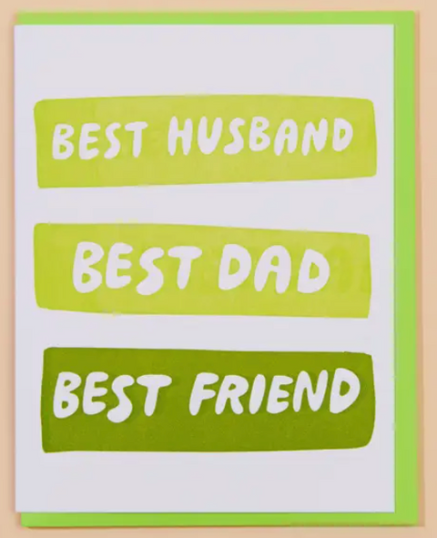 Best Husband/Dad/Friend Card