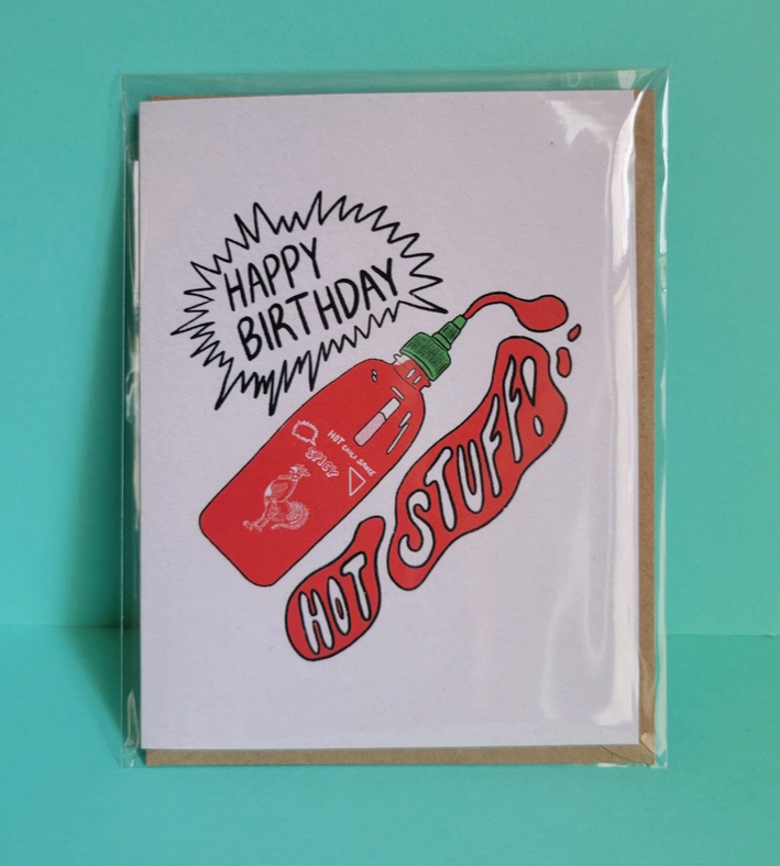 Hot Stuff Birthday Card