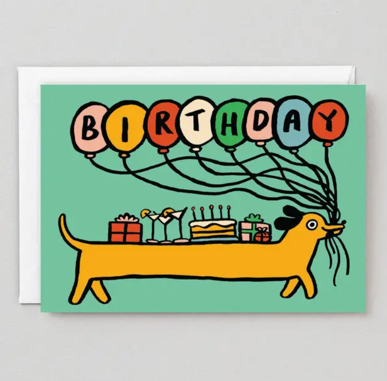 Birthday Hot Dog Card