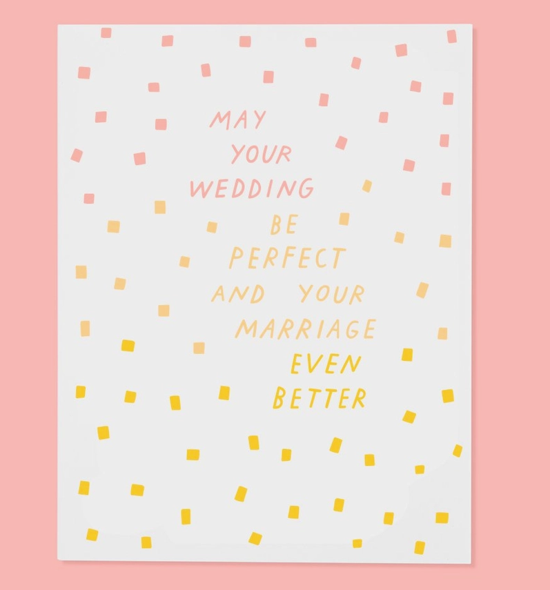 Perfect Wedding Card