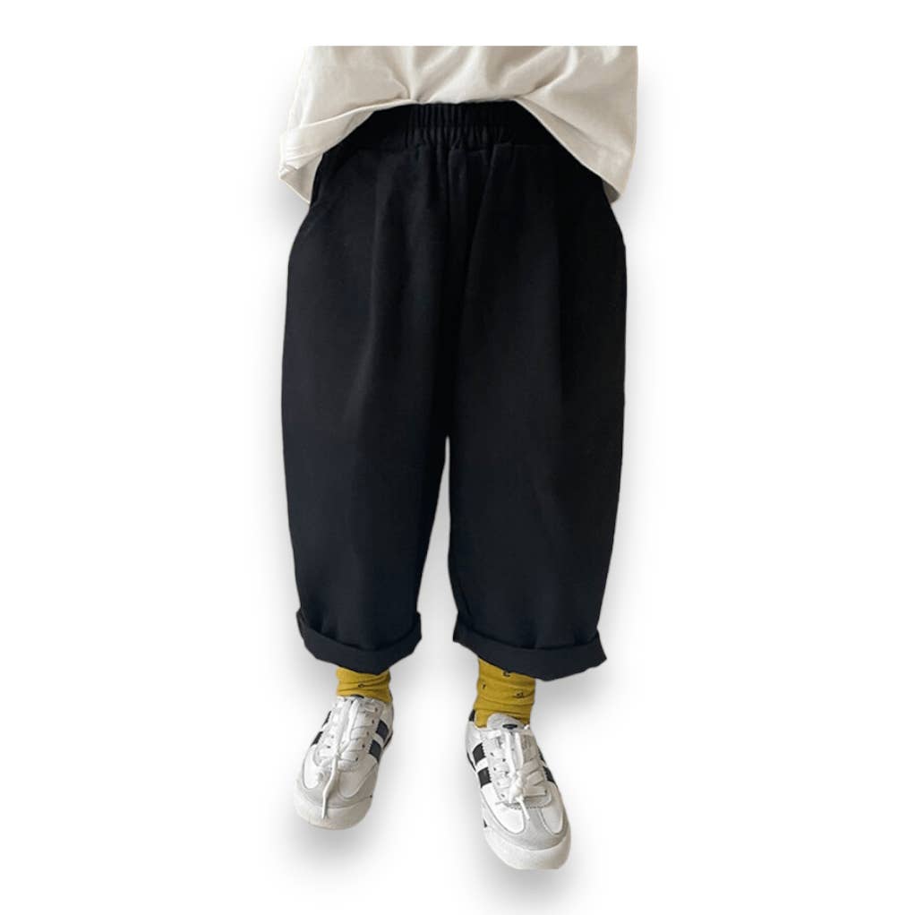Kids Black Pant - City Kid Baggy Pant