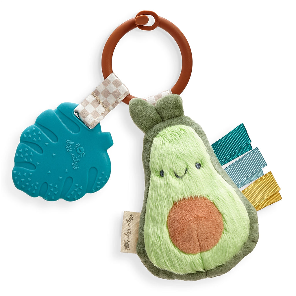 Itzy Pal™ Plush + Teether Avocado